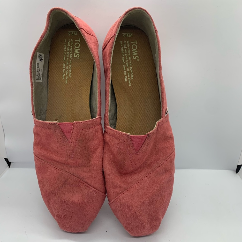Toms Suede flats pink/salmon